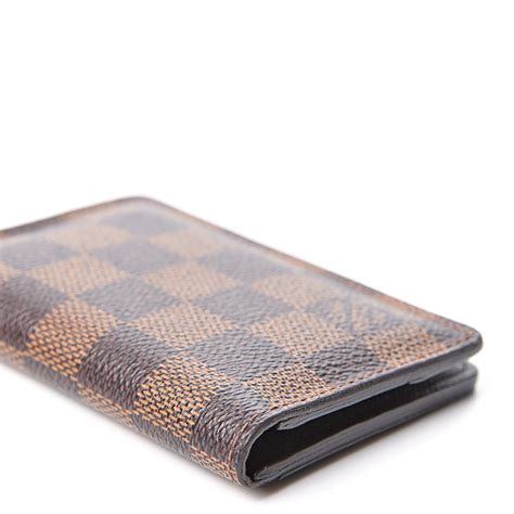 louis vuitton damier ebene pocket organizer